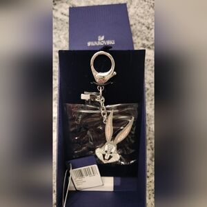 Swarovski Silver Bugs Bunny Bag Charm